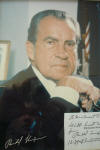 One of my dad's most famous patients, Richard Nixon.