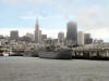 View of the SF skyline from the ferry